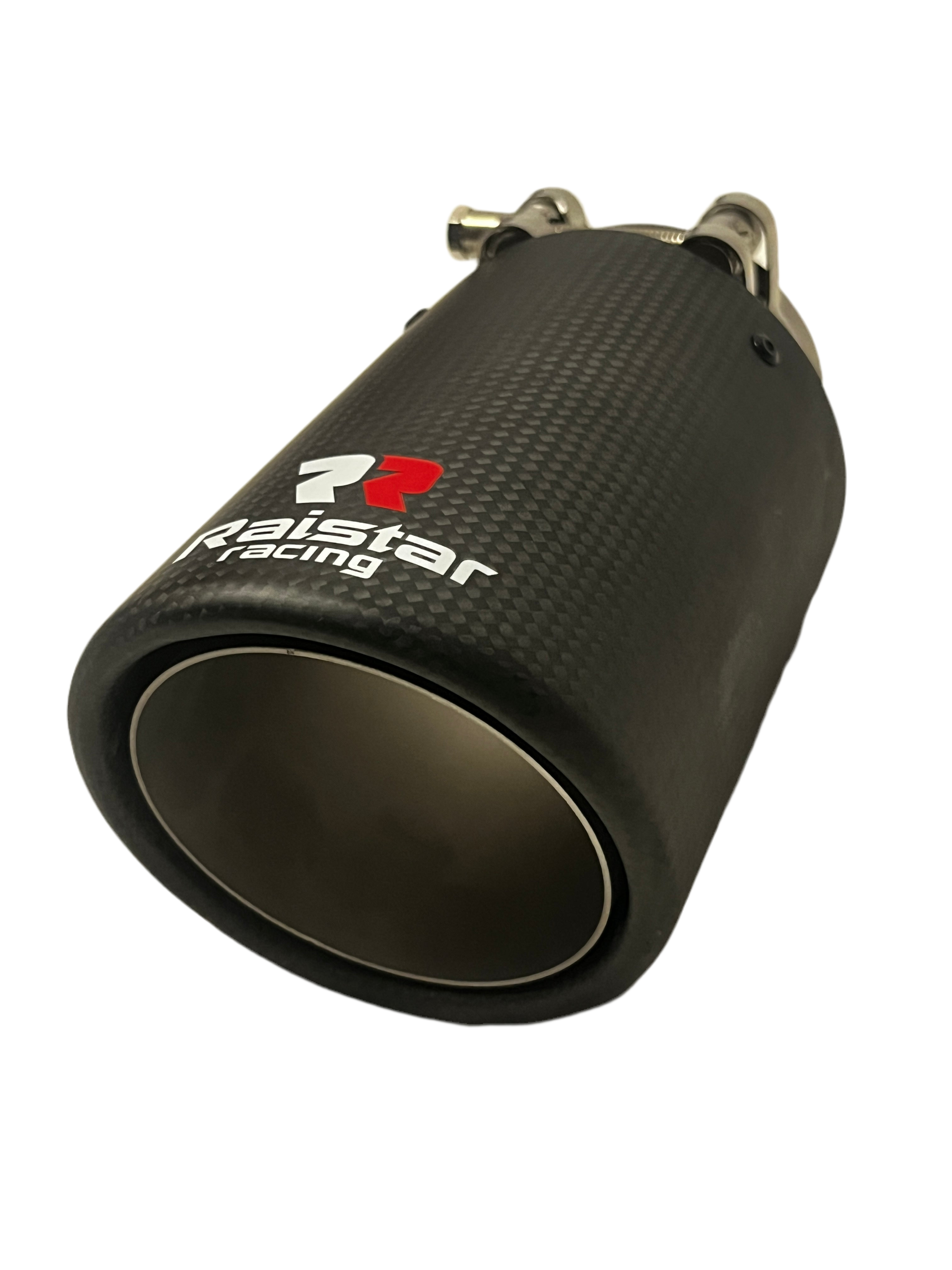 Tip evacuare din oțel inoxidabil și fibră de carbon